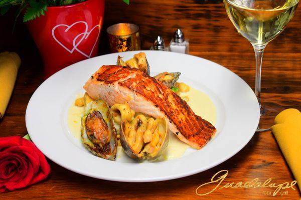 Valentine's weekend specials! Atlantic Salmon!