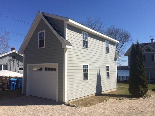 Garage built to match house