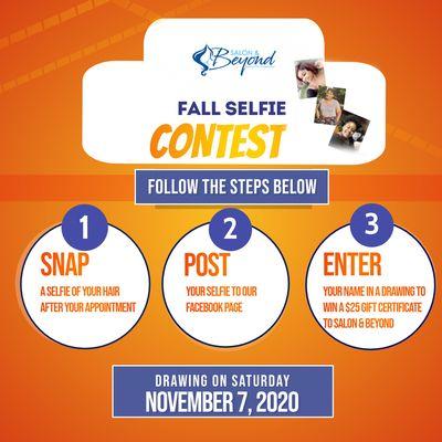 Fall Selfie Contest.