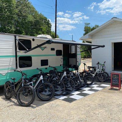 Ebike-escapes electric bike shop in Darmstadt, Indiana - specializing in ebike test-ride consultations.