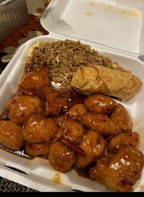 General Tso extra spicy