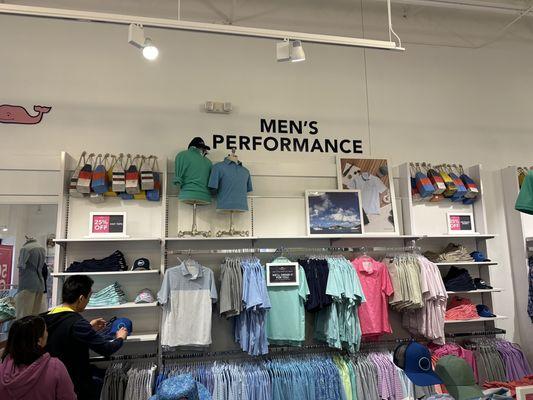 Men's performance clothing