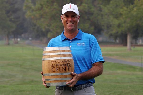 2020 Safeway Open winner and Georgia Tech graduate, Stewart Cink. Age 47.