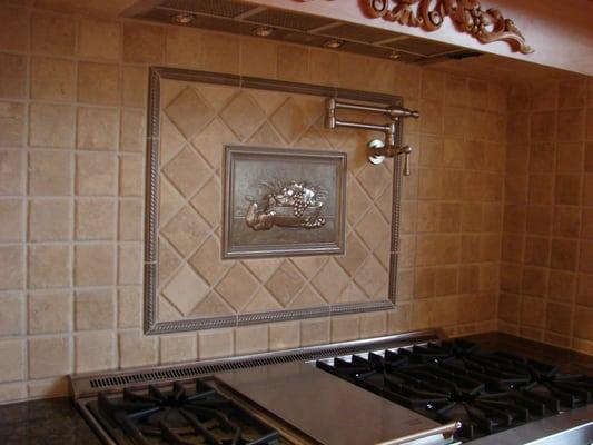 Unique backsplash