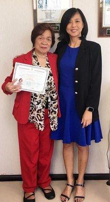 I provided free service of Mrs. Balilla in getting her U.S. citizenship