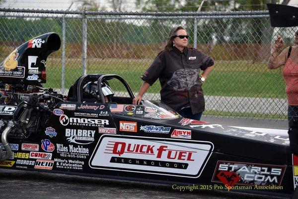 Johnny & Karen Deakins, NHRA Top Dragster.