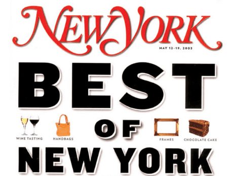 "Best of NY" by New York Magazine