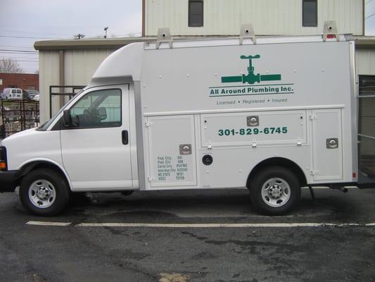 All Around Plumbing service truck