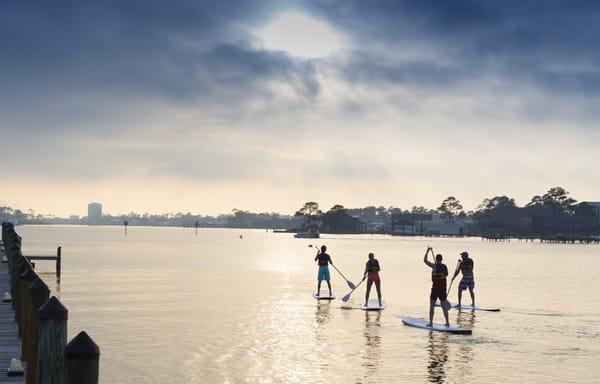 Paddleboards in Cotton Bayou