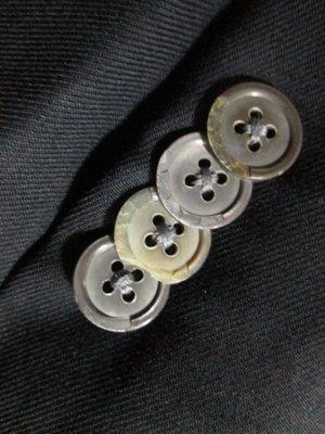 All the Buttons are ruined ,I have been selling Blazers Online 10 years, I inspect them when I buy them ,when I photograph them and ship .