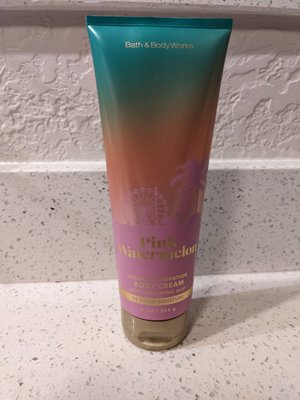 Pink watermelon body cream