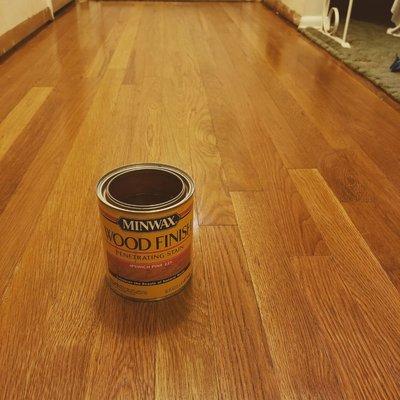 Wood floor restoration