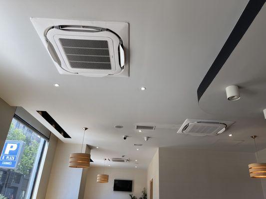 Ceiling Cassette AC and Heat units