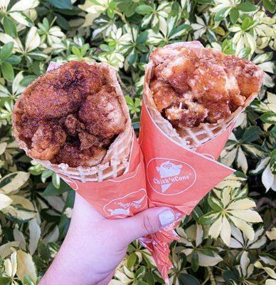 Left: cinnamaple  Right: kick'n ranch (ig/ foodsmiami)