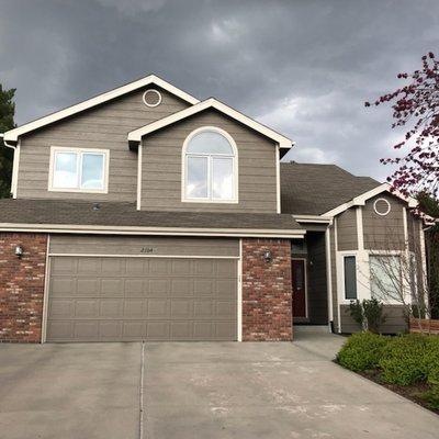 Fort Collins Exterior Using Emerald Paint From Sherwin Williams *10 Year Warranty!