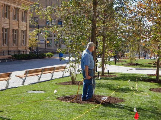 Deep Root Feeding Organic Property Management - Drexel University