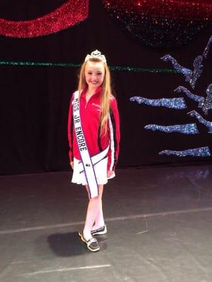 Shaena one of our competition kids as Colorado Miss Jr. Encore!