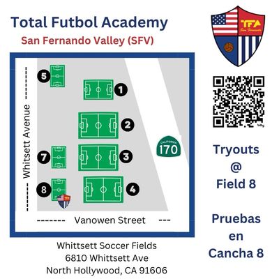 Tryouts for club soccer in valley