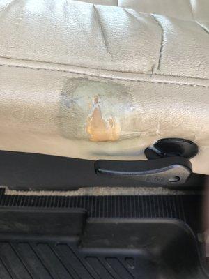 Driver's Seat Damage