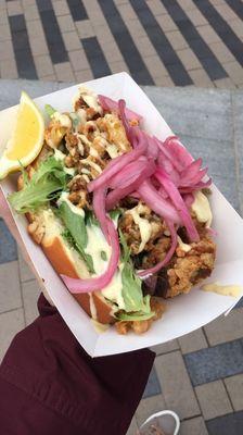 Oyster Po' Boy Sandwich