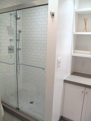 New shower