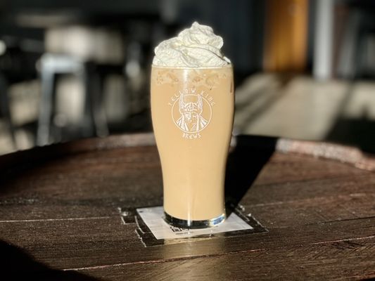 "Spiked Wylde & Nutty": a specialty cold brew latte made with white chocolate, peanut butter and Ole Smokey Peanut Butter Whiskey.