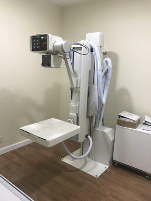 State of the art digital X-Ray.  Tele-radiology service with quick turn around. X-Ray images available on CD.