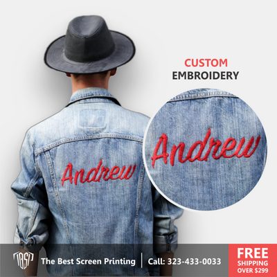 Custom Embroidery Near Me - Santa Monica, CA - Los Angeles, CA