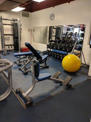 All new equipment in the cardio room