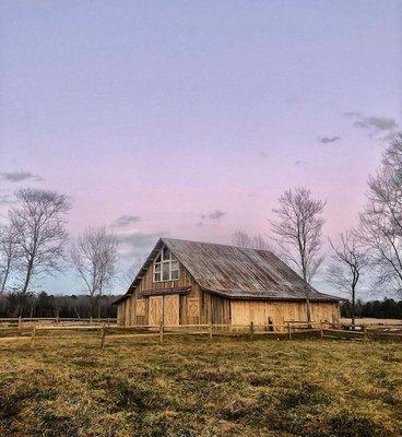 Our open air barn is available for weddings or events and is used all Summer long during our kids camps.