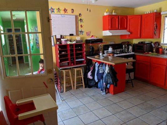 Kitchen/indoor eating area