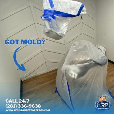 Mold Damage Restoration Prep Work