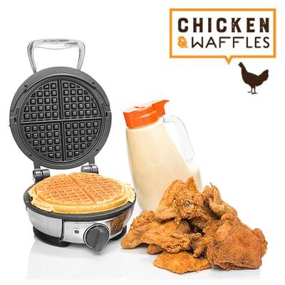 Our "Chicken and Waffles" package.