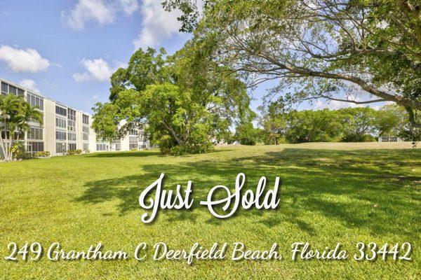 Just Sold Deerfield Beach