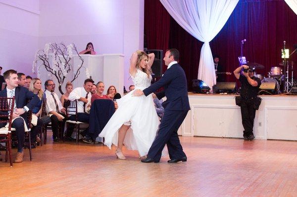 Choreographed wedding dance!