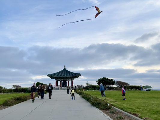 Korean Bell on a windy day~