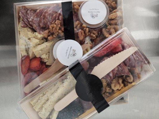 Grab-and-go charcuterie boards!