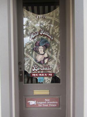 Miss Hatties Bordello Entrance -