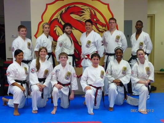 After Black Belt testing!