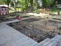 removed pool and re decked exiting deck