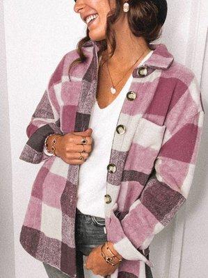 Plaid Flannel oversized shirt.