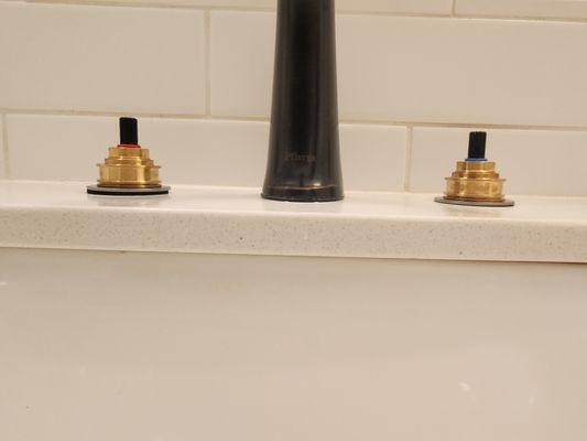 Have us replace your faucet cartridges for smoother functionality and to stop those drips!