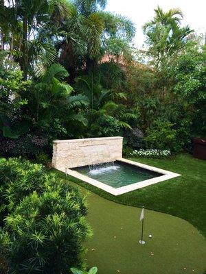 Waterfeatures are always a great touch to a landscape design