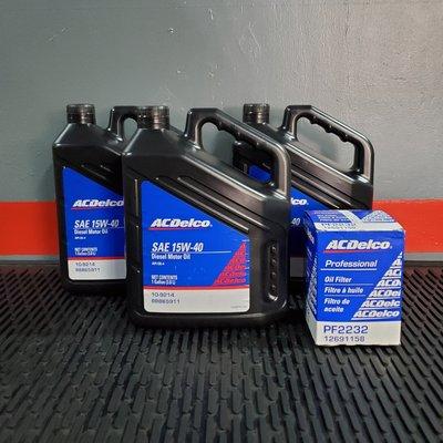 GMC DURAMAX 6.0 Oil Change Service for Only $95  Genuine ACDELCO Oil and Filter.