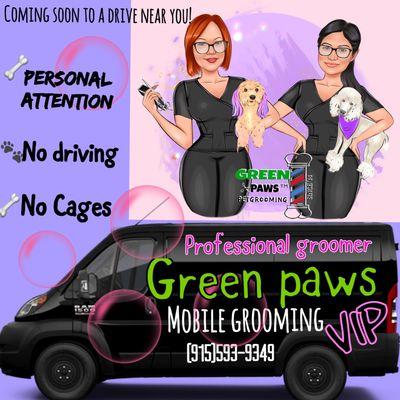 Green paws mobile pet grooming