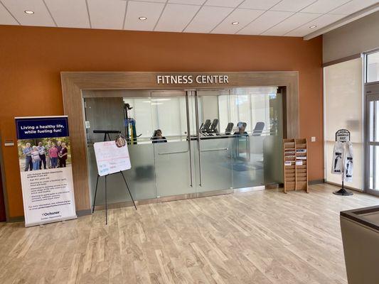 Fitness entrance at Ochsner 65 - Covington