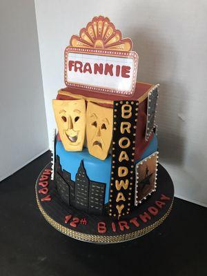 Broadway Theme Birthday Cake