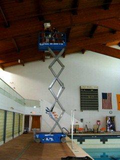 at the highest altitude in the US 50 meter swimming pool