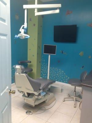 Kid friendly treatment room