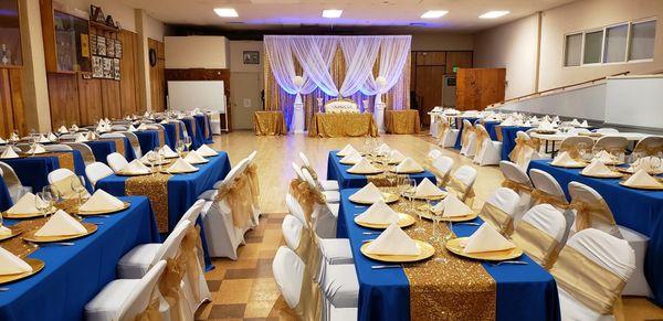 Our banquet hall